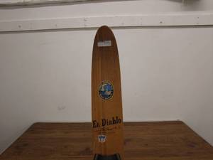 lot 180 image: Vintage El Diablo Wooden Slalom Water Ski
