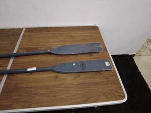 lot 192 image: Feather Light Woodworking Co. Rowing Oars
