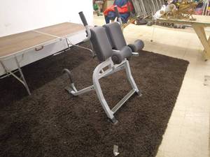 lot 224 image: Adjustable Hyperextension Bench Exercise Equipment