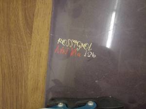lot 225 image: Rossignol Mini Diva Snowboard with Bindings