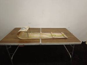 lot 226 image: Wooden Toboggan Sled