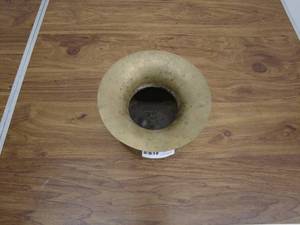 lot 71 image: Vintage Solid Brass Vase from India