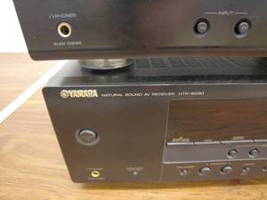 lot 81 image: Yamaha Natural Sound AV Receivers HTR-6030 and RX-V367 Bundle