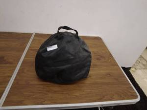 lot 114 image: HJC Motocross Helmet with Goggles and Carry Bag