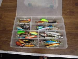 lot 126 image: Assorted Fishing Lures in Three Tackle Boxes