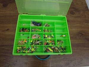 lot 127 image: Collection of Fishing Lures and Hooks in Assorted Storage Boxes