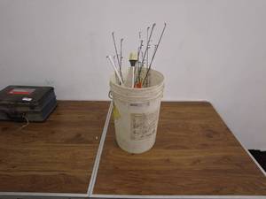 lot 129 image: Lot of Ice Fishing Rods and Accessories