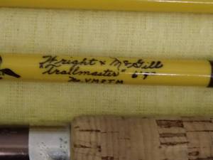 lot 145 image: Vintage Wright & McGill Trailmaster 69 Fishing Rod with Cork Handle
