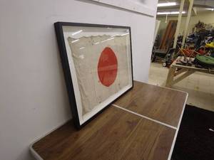 lot 14 image: Authentic 1940s Japanese Military Flag