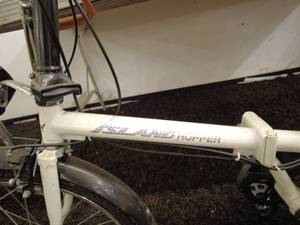 lot 25 image: Island Hopper Folding Motorized Bicycle with Tecumseh Engine
