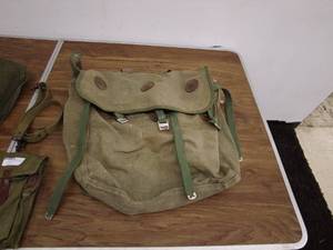 lot 240 image: Lot of Vintage Military Canvas Bags
