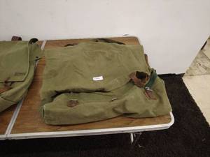 lot 241 image: Vintage Portage Pack Co. Canvas Backpacks - Set of 2