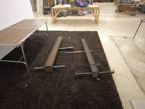 lot 248 image: double moped hitch mount rack
