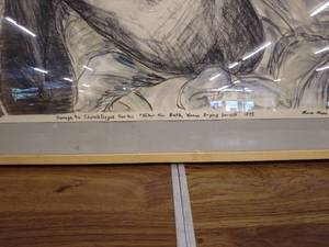lot 253 image: Framed Artwork Homage to Edward Degas by Morris Thorpe, 1993