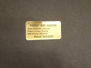 lot 259 image: Framed Traditional Artwork from Pierce Art Center