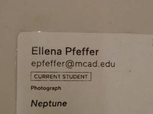 lot 262 image: Framed Photograph Neptune by Current Student