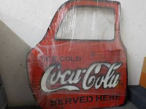 Coca Cola Metal IndoorOutdoor Door...