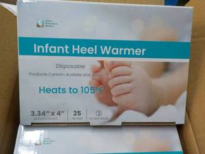 4 x 25 ct each Infant Heel Warmers-...