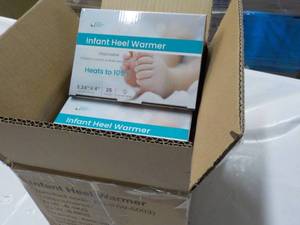 4 x 25 ct each Infant Heel Warmers-...