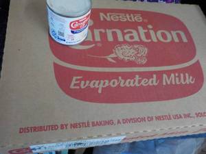 24 packs 5 oz cans Nestle Carnation...