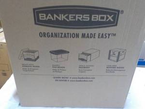12 Bankers Boxes- some damage as sh...