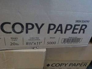 5000 sheets White 8 12 x 11 Copy ...