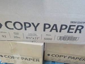 5000 sheets White 8 12 x 11 Copy ...