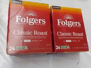 2 x 24 K Cups Folgers Classic Roast...