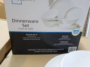 Mainstays 12 pc Dinnerware Set Jueg...