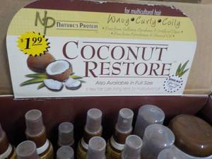 37 pc Coconut Restore -sample size ...