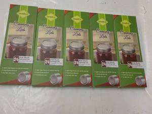 120 Oozita Wide Mouth Canning Lids...