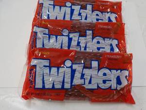 3 x 16 oz Bags Strawberry Twizzlers...