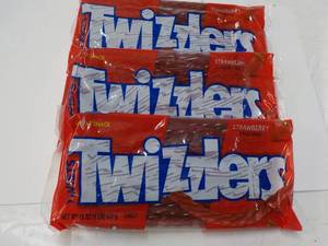 3 x 16 oz Bags Strawberry Twizzlers...