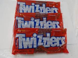 3 x 16 oz Bags Strawberry Twizzlers...