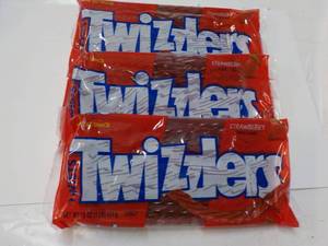 3 x 16 oz Bags Strawberry Twizzlers...
