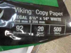 4000 Sheets Viking 8 12 x 14 Whit...