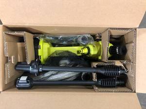 lot 11 image: RYOBI ONE 18V EZClean 320 PSI 0.8 GPM Cordless Battery Cold Water Power Cleaner (Tool Only) Customer Returns See Pictures