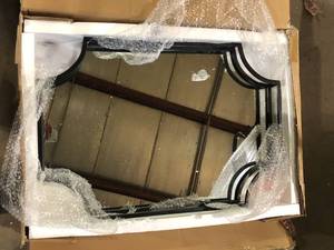 lot 50 image: StyleWell Medium Rectangle Black Dimensional Classic Mirror with Deep-Set Frame (30 in. H x 20 in. W) Customer Returns See Pictures
