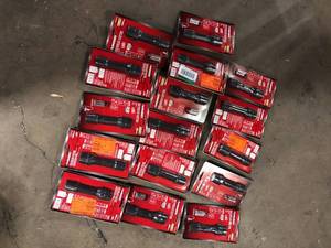 lot 52 image: Lot of Husky 500 Lumens Tough Stainless Steel Core Multi-Setting LED Flashlight, Impact and Water Resistant See Pics