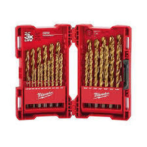 lot 54 image: Milwaukee Titanium Drill Bit Set (29-Piece) Customer Returns See Pictures