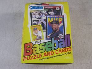 lot 15 image: (EC1) Box Donruss 1989 Baseball Puz...