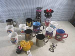 lot 152 image: (A-2) Assorted Disney Cups Etc...