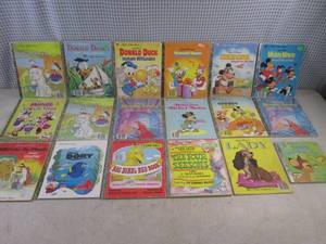 lot 161 image: (CS) 18 Vintage Little Golden Books...