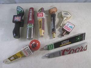 lot 164 image: (F-1) 9 Assorted Beer Tap Handles...