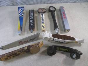 lot 177 image: (BR3) 9 Assorted Beer Tap Handles...