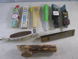 lot 179 image: (BR3) 9 Assorted Beer Tap Handles...