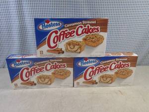 lot 220 image: (B-1) 3 Boxes of Hostess Cinnamon S...