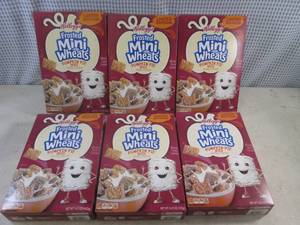 lot 226 image: (C-2) 6 Boxes of Frosted Mini Wheat...