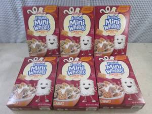 lot 227 image: (C-2) 6 Boxes of Frosted Mini Wheat...
