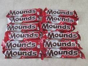 lot 232 image: (B-1) 12 Mounds Candy Bars Past Dat...